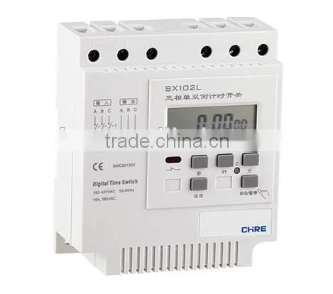 Three-phase Single and Double Countdown Timer Controller SX102L
