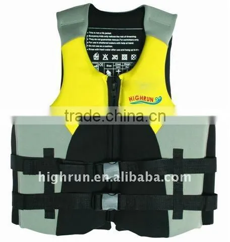 Neoprene Black Webbing &Bukle Adult's Life Jacket