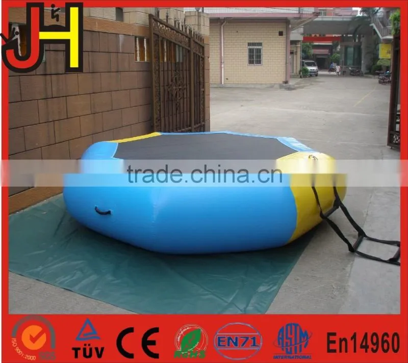 Top quality inflatable bungee trampoline, cheap water trampolines, aquatic inflatable trampoline