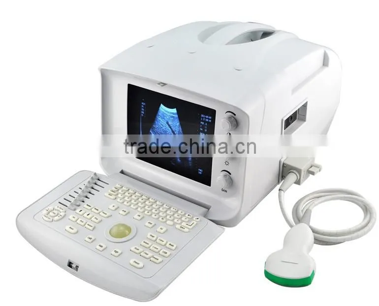 CE Certified Portable Veterinary Ultrasound Scanner/machine for vet with 3.5MHz Convex Probe