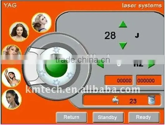 home use nd yag laser tattoo removal with CE
