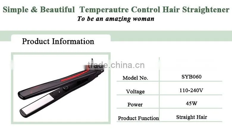 Professional Personized Hair Straightener Wholesale Flat Iron 450F pro nano titanium