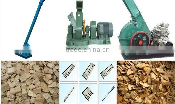 Screw plate-shaped chipping machine -wood chipper