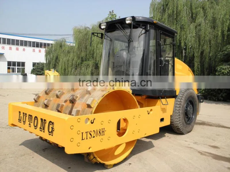 LTS208H singal drum double amplitude hydraulic articulated steering road roller