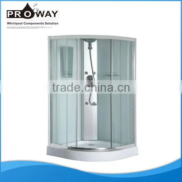 Corner Place Free Standing Portable Enclosed Cabin Glass Bathroom Shower Room