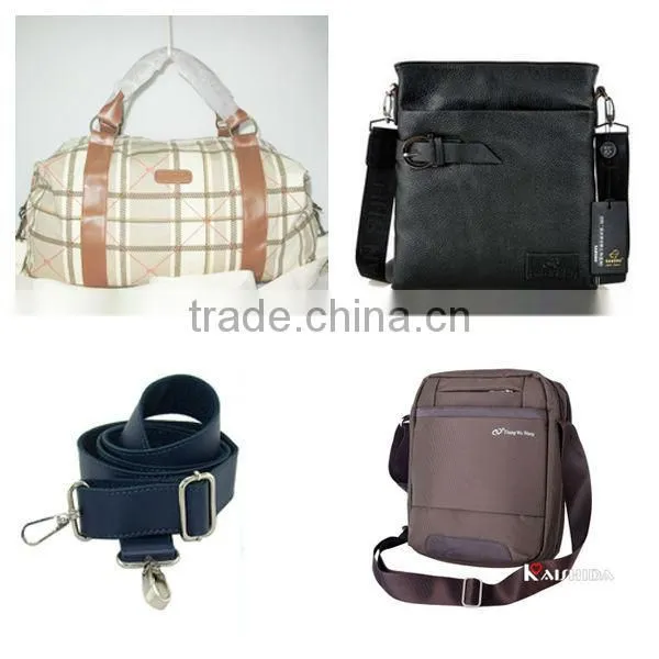 Woven silicon luggage strap for luggage strap