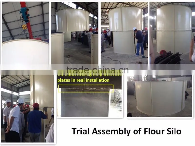 food grade cassava flour silo used