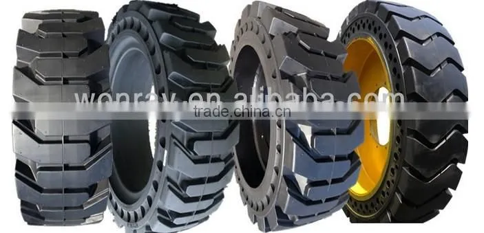 China 33x12-20 33x9-16 32x10-20 12-16.5 Skid Steer Loader Solid Tires