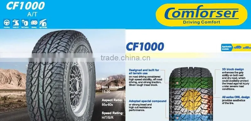 car tire suv tire all terrain tire CF1000
