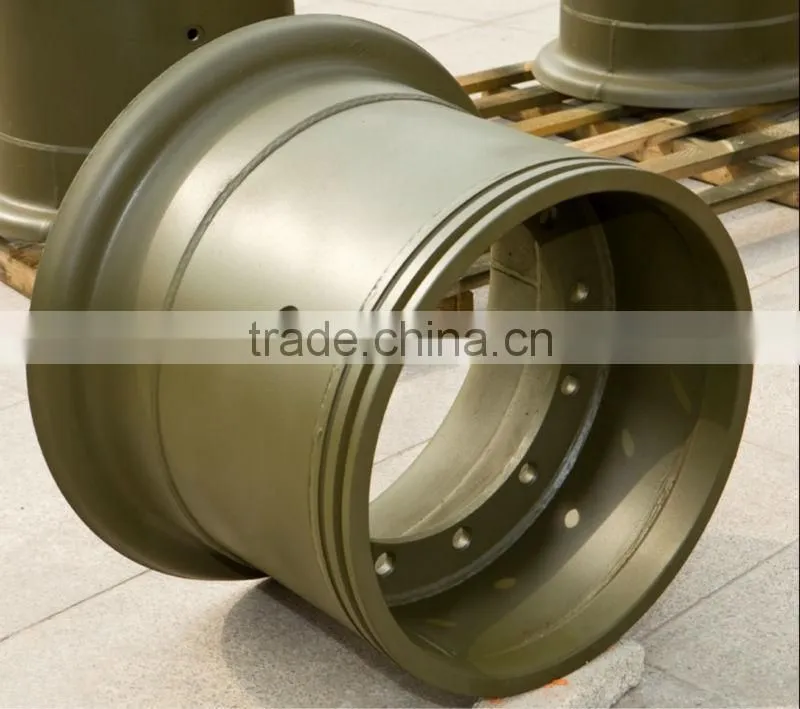 3 and 5 pieces OTR steel wheels for construction machine