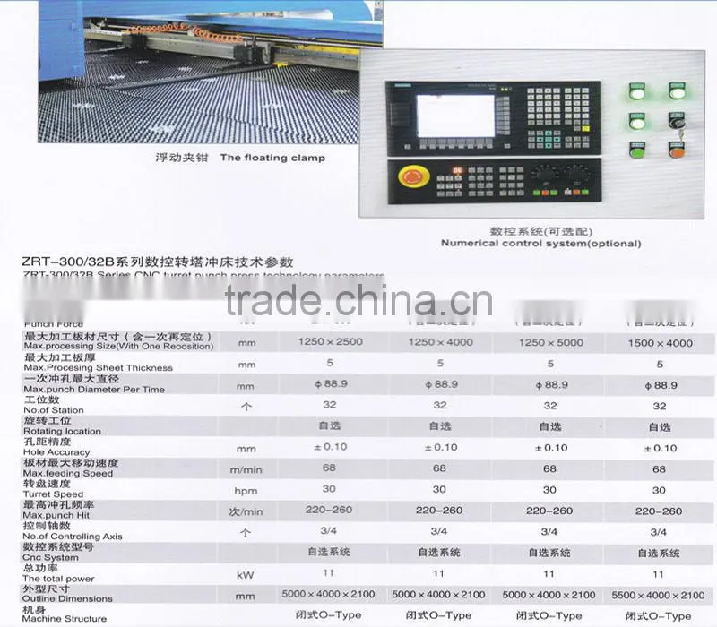 cnc turret punching machine punch press