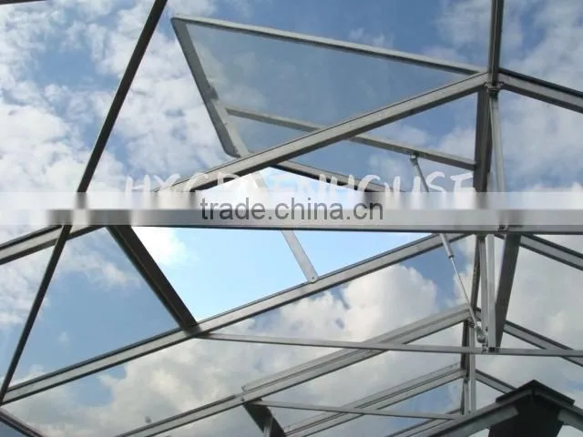 Automatic thermal actuator for greenhouse ventilation