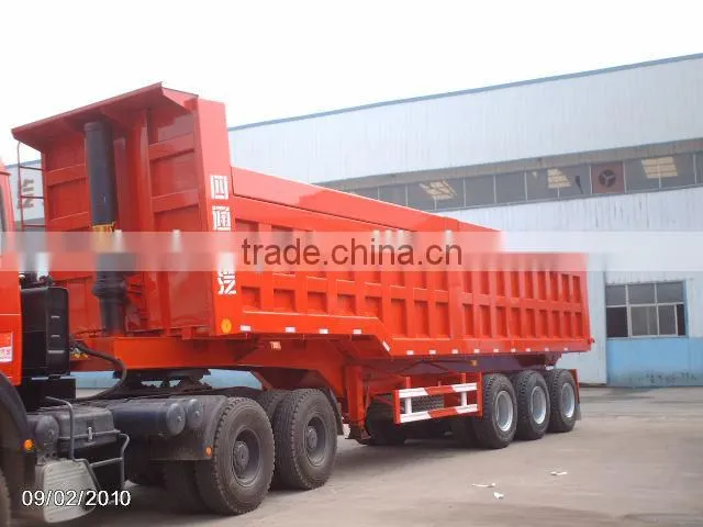 SINOTRUK Side lift new dumping semi trailer / semi trailer for sale / semi-trailer dump truck