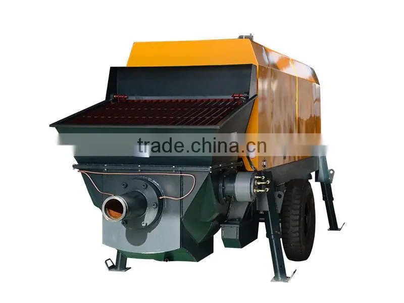HBT60-11RS diesel small trailer concrete screed pump