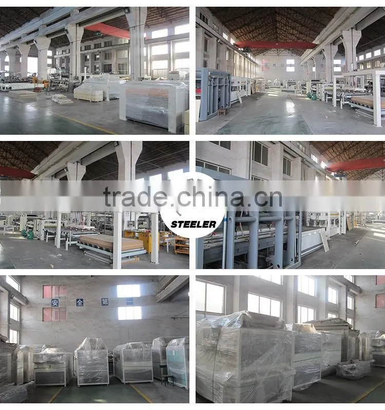 Woodworking machine WVP2480C-2Z door skin laminating machine
