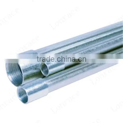 Electricity Network Construction Emt Pipe , Galvanized Emt Conduit Pipe