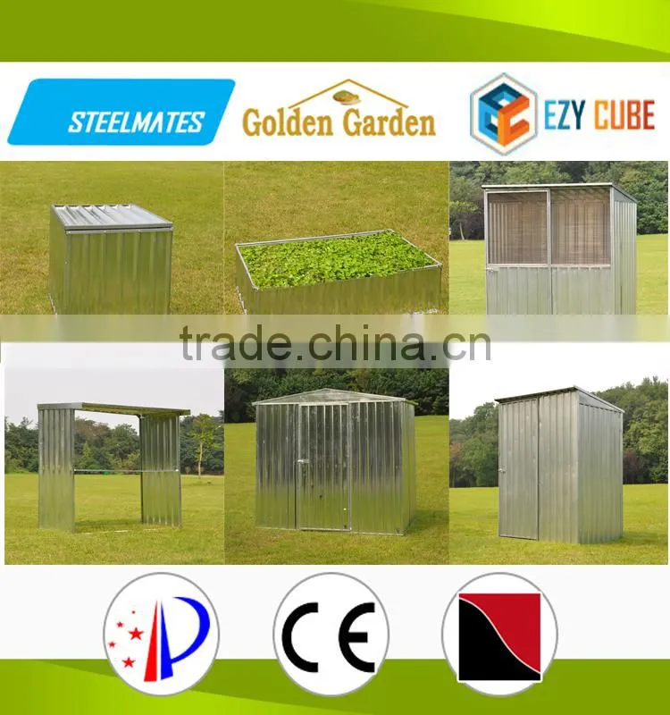 steel Garden Storage Box led light flower pot