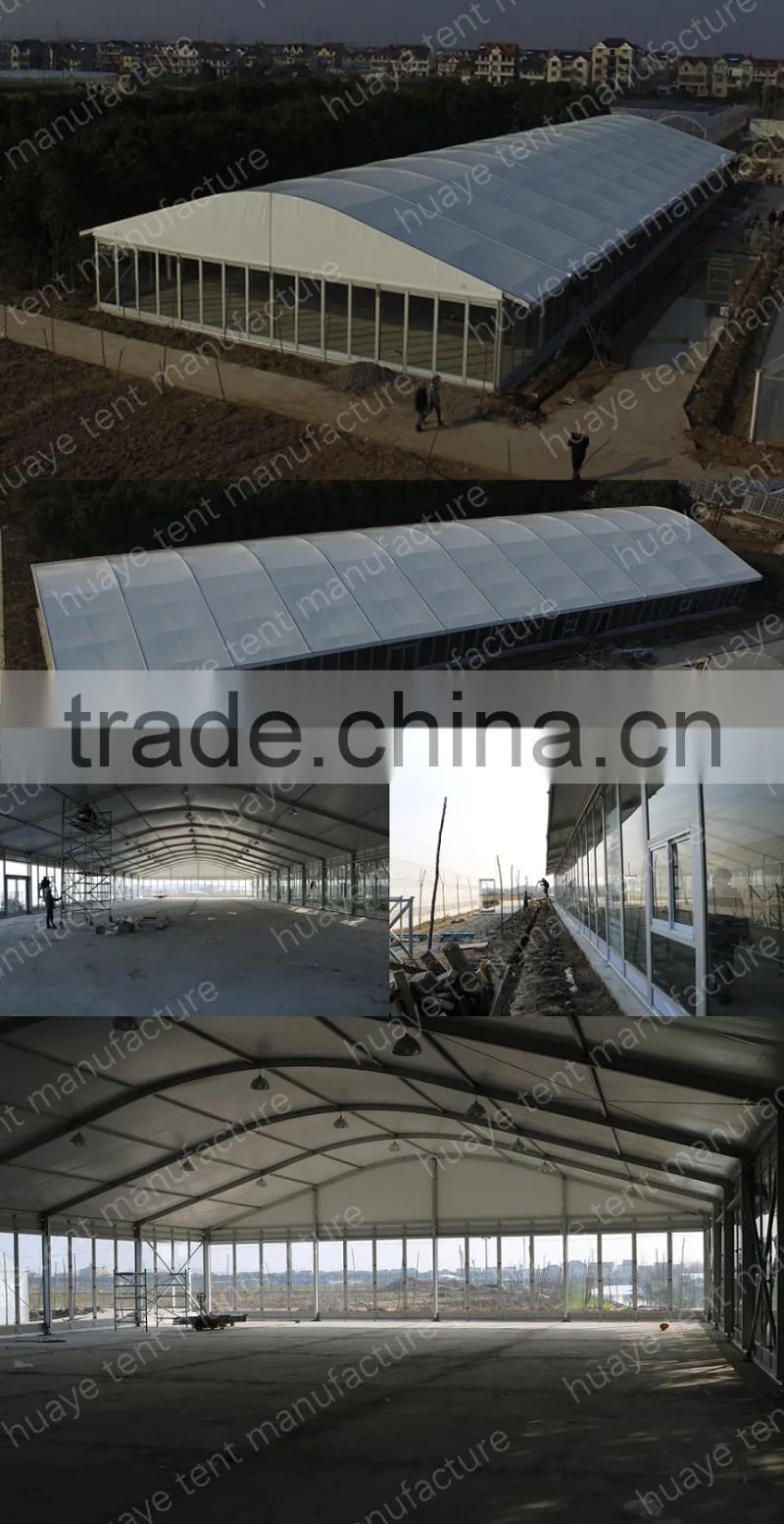 High quality aluminum structure curve tent