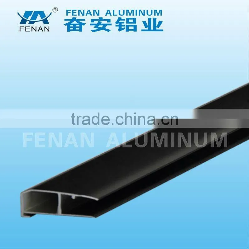 Aluminum LED profiles for step lighting in cinema in black and silver color