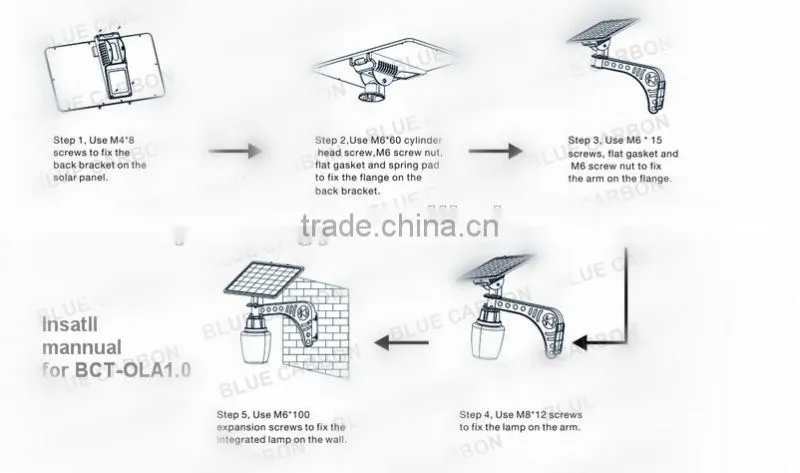 small solar apple street light