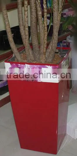 tall vase,large square flowerpot,home & garden decoration
