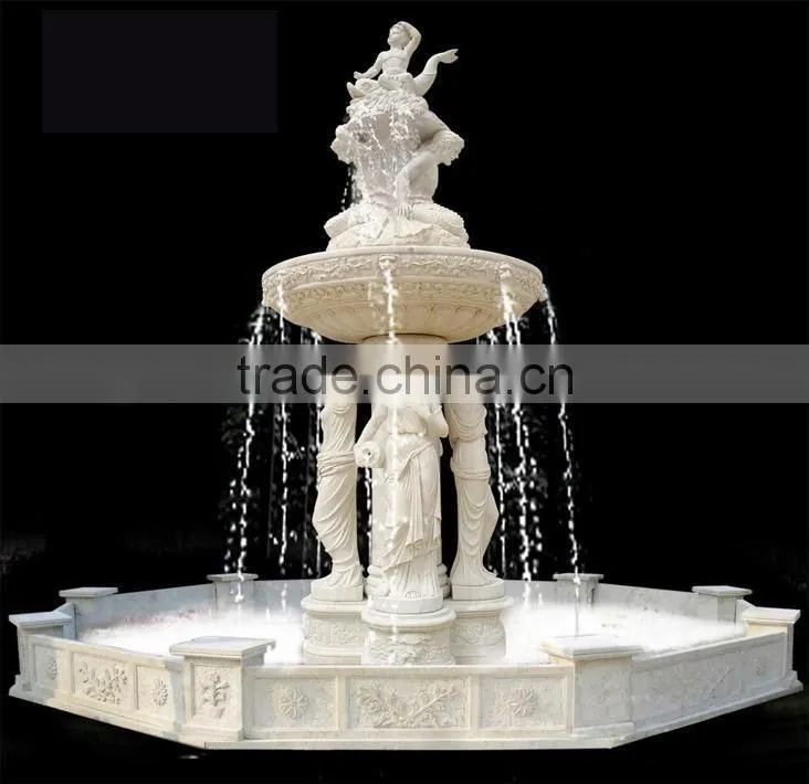 Large outdoor stone water fountains for sale
