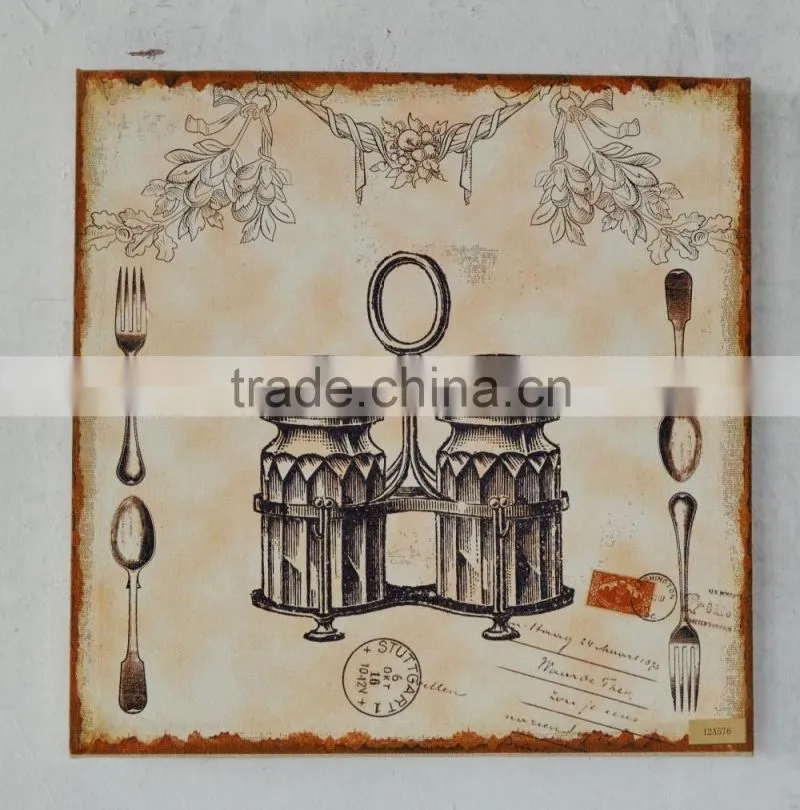 2016 advertising decorative antique wall plaque