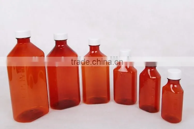 Child Resistant Caps pharmaceutical Plastic Liquid bottle