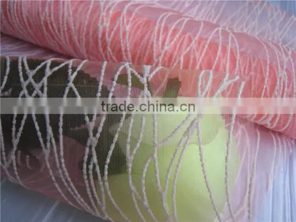 Pink Nylon Organza Table Cloth for Banquet