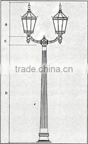 Lighting street / pole of residential light price