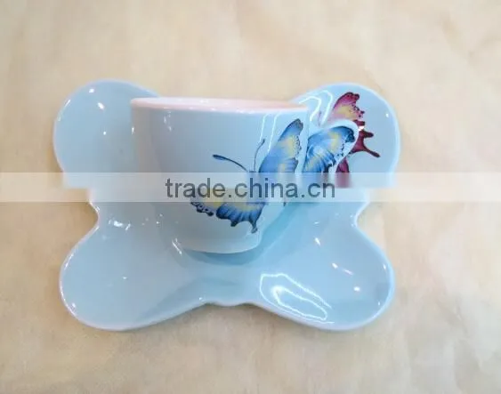 NEW BONE CHINA CUP AND SAUCER