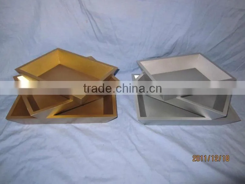 black small wooden tray food serving tray wholesale