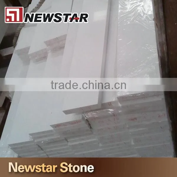 Quartz surface pure white quartz stone