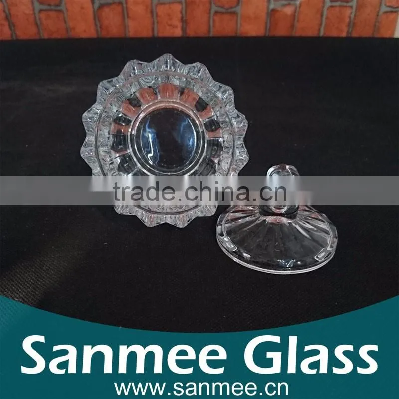 Delicate Royal Glass Candy Bowl Glass Sugar Bowl