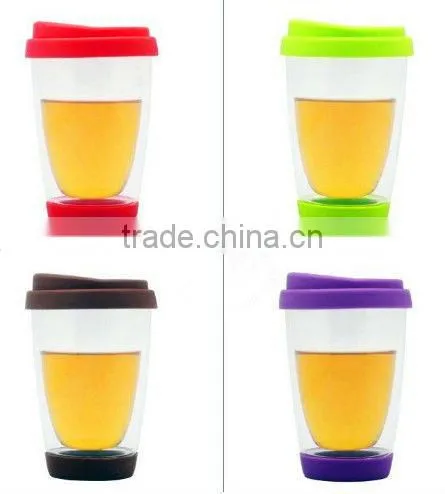 Heat Resistant Double Wall Glass Cup