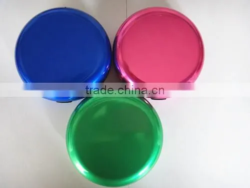 Metal round euro coin box