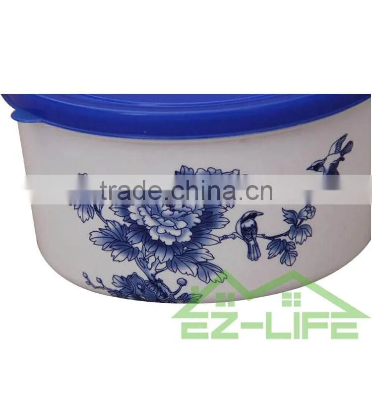 set of 3 freezer crisper plastic food storage containers