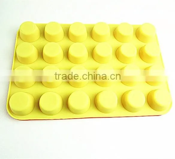 10112 24pcs CUPS Shape Silicone Cake Mold