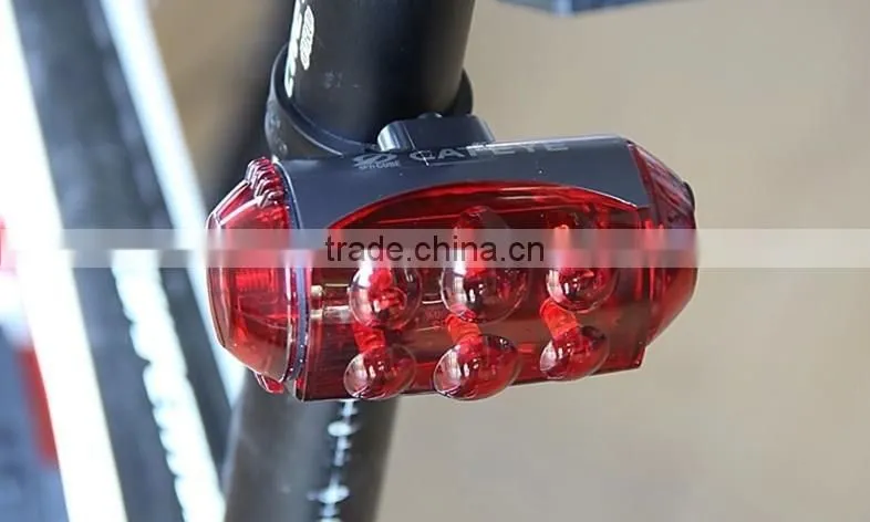 2016 New SD-780 HOT 10 LEDs 8 Modes Water Resistant Bicycle Light Super Bright Bicycle Safety Seatpost Cycling Light