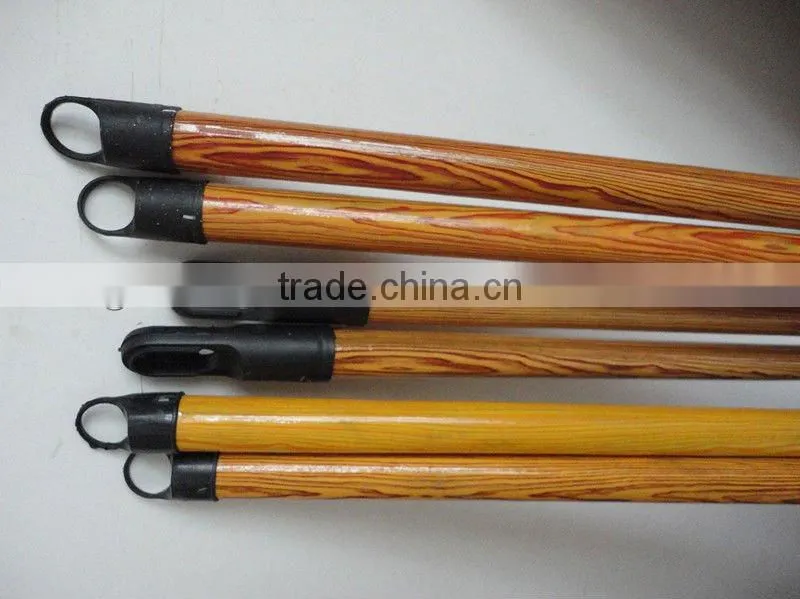 Popular Flower Design Wood Mop Stick