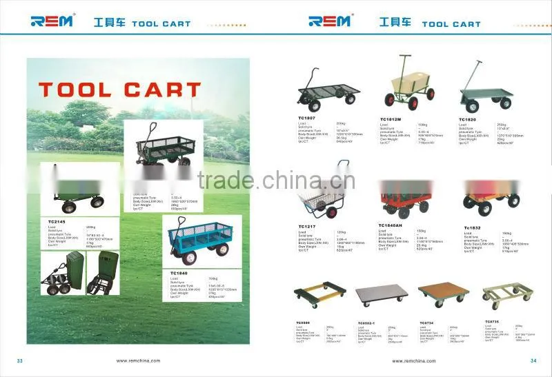 TOOLS CART TC2145 FOUR WHEEL PLASTIC TRAY LOAD 200KG TROLLEY