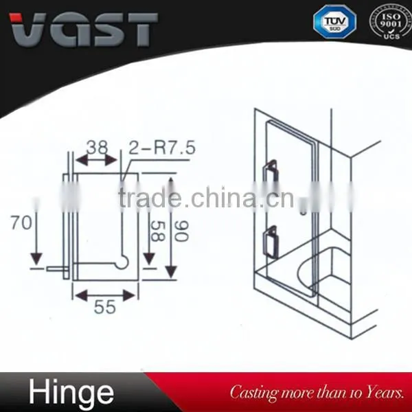Stainless steel glass door hinge,hinges door