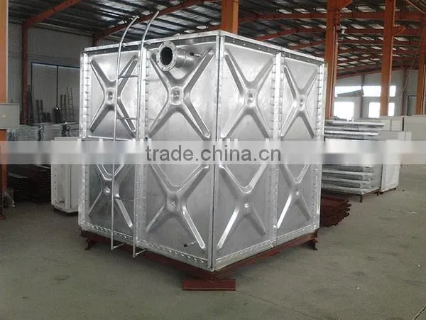 The best price!! raw material steel channel galvanized steel water storage tank