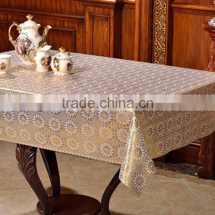 Waterproof dining table covers stain resistant tablecloth vinyl tablecloths wholesale