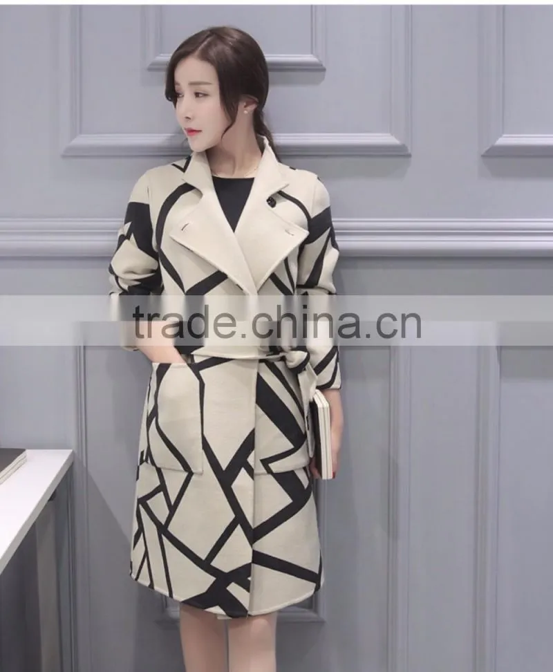 Women coat cashmere 2016