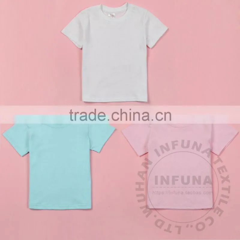 2015-2016 hot sale cotton blank kids t-shirt