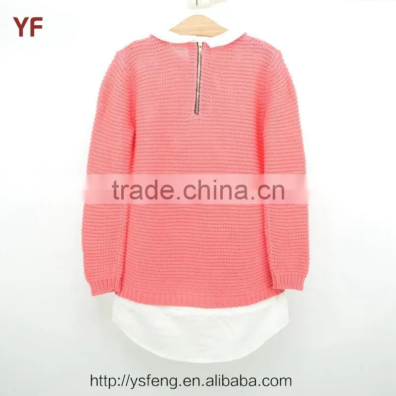Fabric Knit Girl Designs Kids Knitting Sweater Patterns