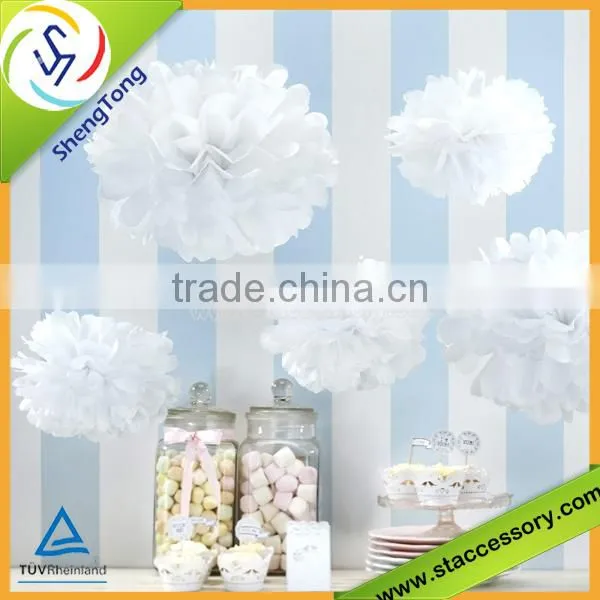 wholesale paper flower/tissue paper pompoms