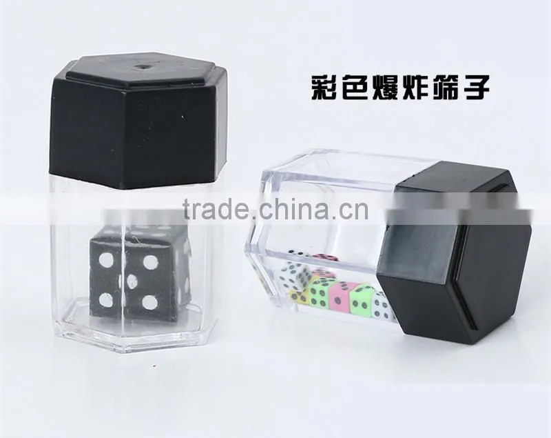 Varouis size magic tricks dice bomb dice explosion color changing tricks