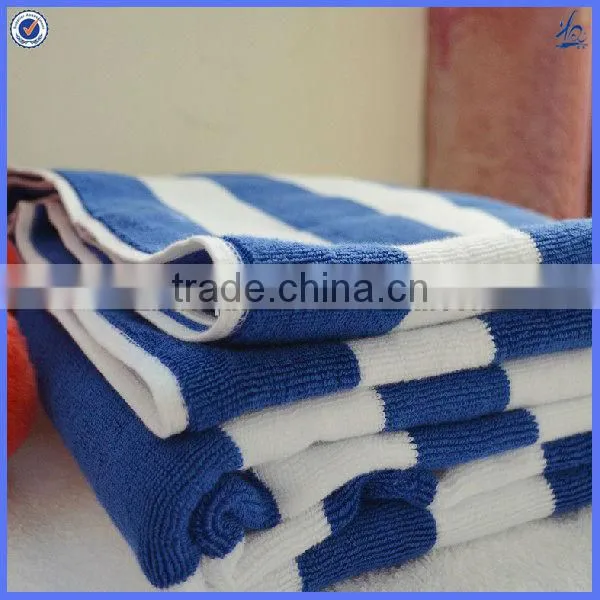 stripe beach towels/swimming pool towel promotion